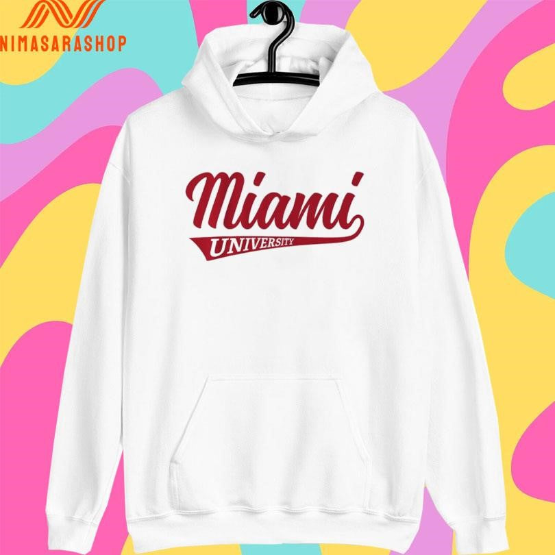 Miami Oh Redhawks Basketball Miami University Classic Script Shirts