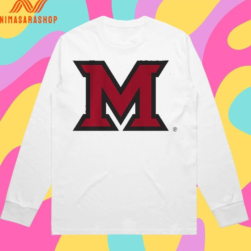 Miami Oh Redhawks Basketball Primary Logo Shirts