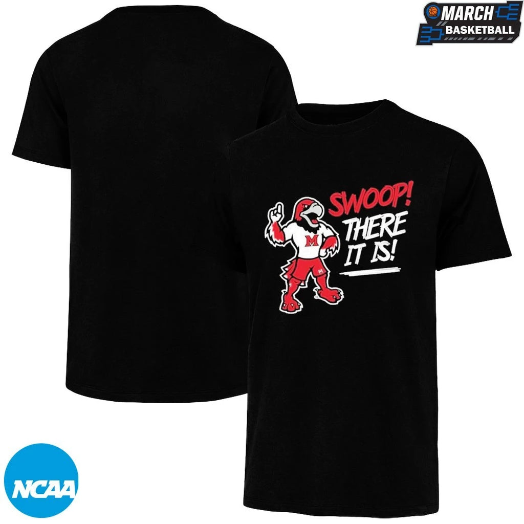 Miami RedHawks Swoop There It Is Mascot T-shirts