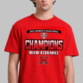 Miami RedHawks Women’s Basketball 2026 MAC Regular Season Champions Rally House Locker Room Shirt