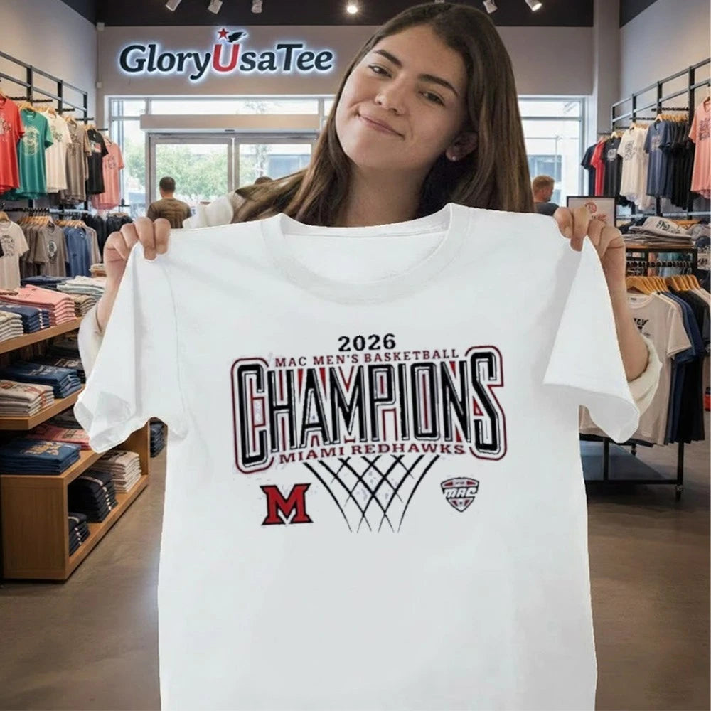Miami Redhawks 2026 Mac Men’s Basketball Regular Season Champions Shirt