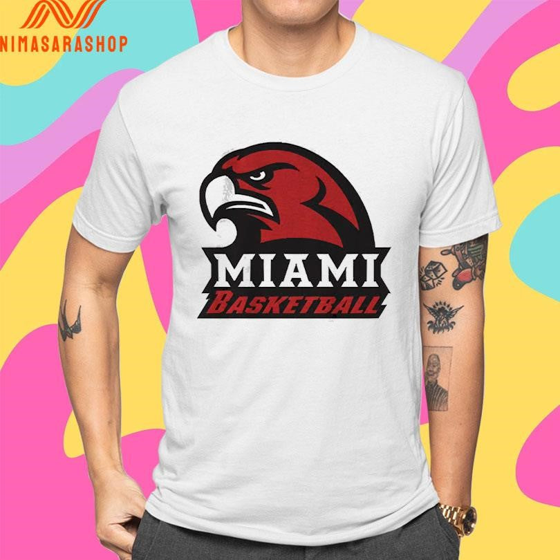 Miami Redhawks Oh Basketball Logo Shirts