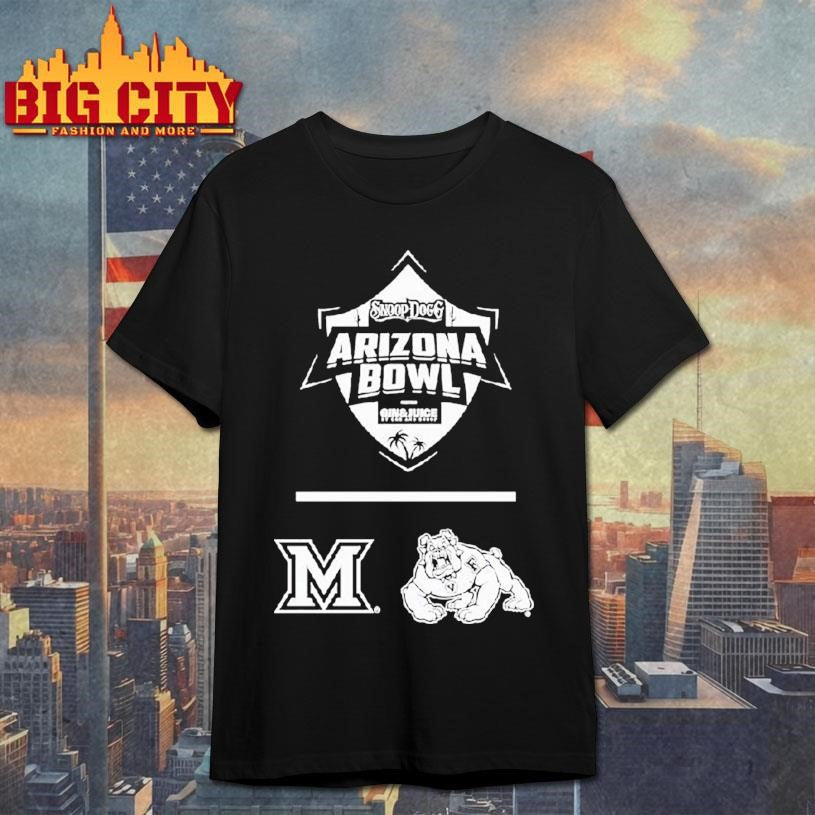 Miami Redhawks Vs Fresno State Bulldogs Football Snoop Dogg Arizona Bowl Shirt