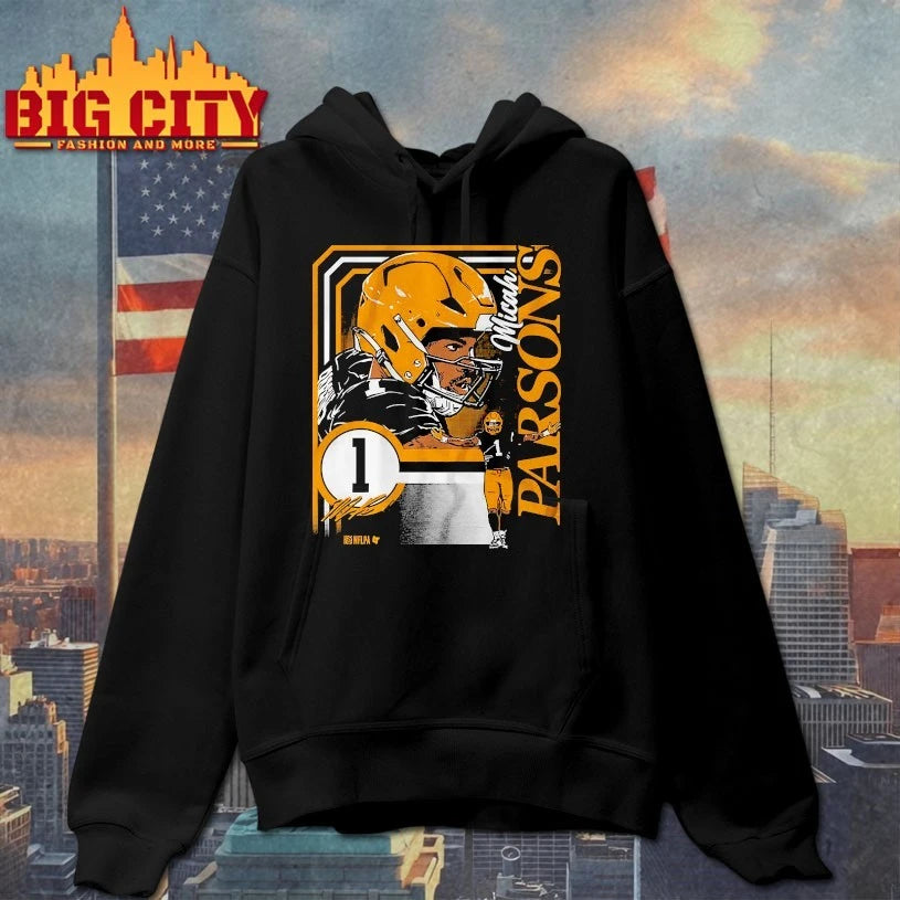 Micah Parsons Collage Frame signature Shirt