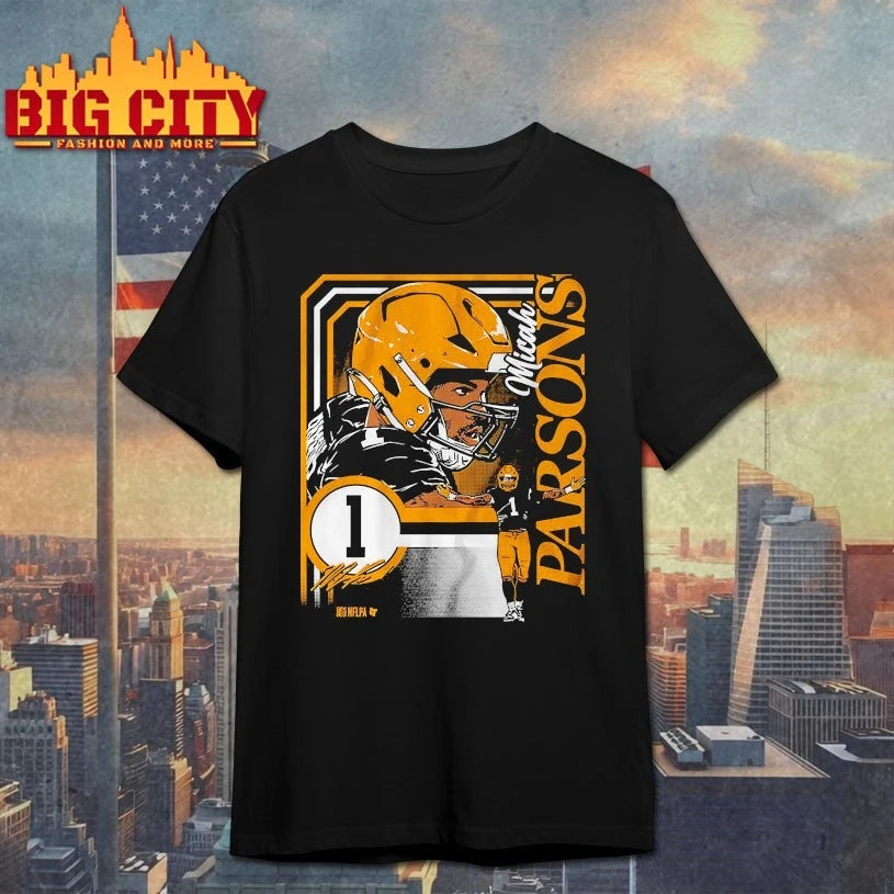 Micah Parsons Collage Frame signature Shirt