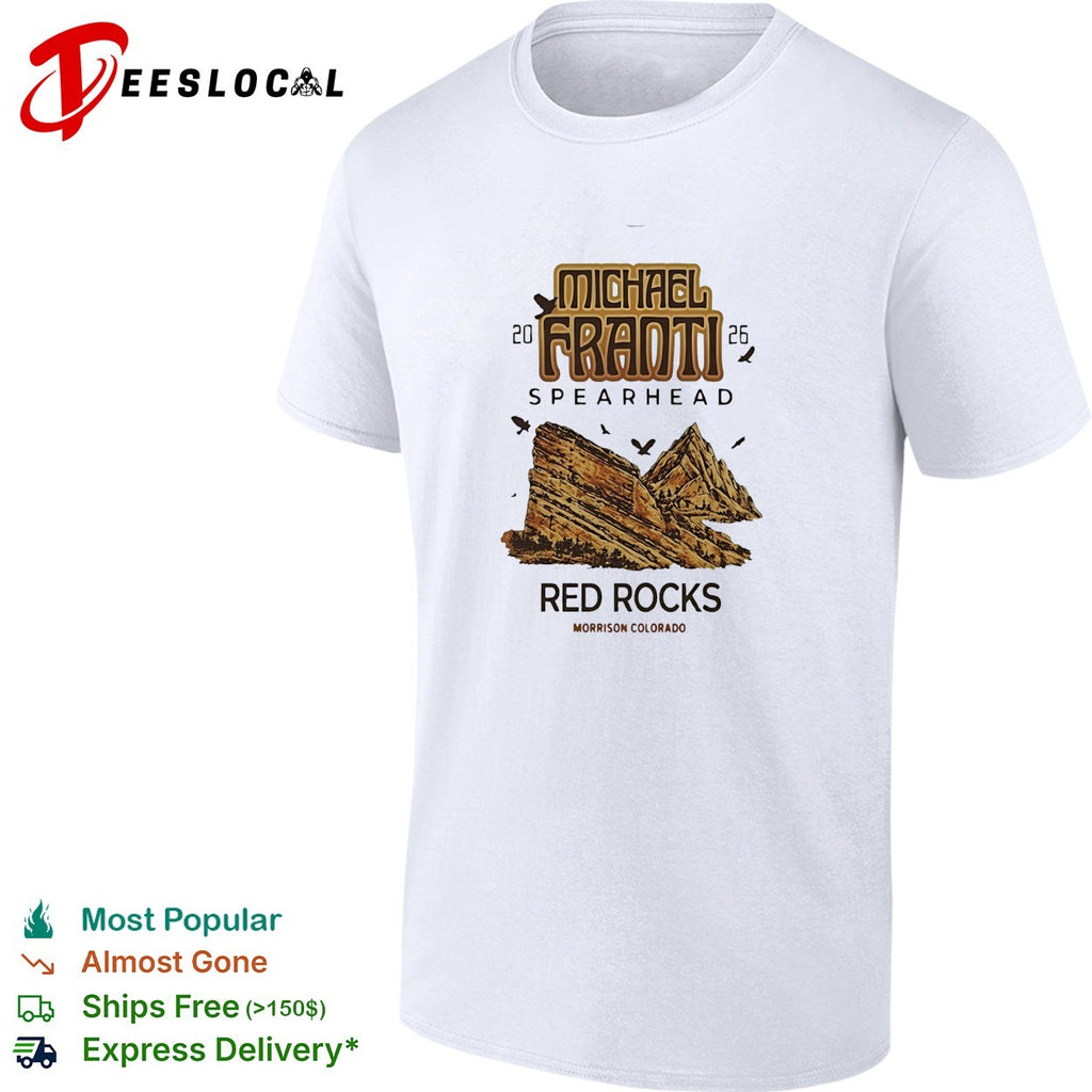 Michael Franti Spearhead 2026 Red Rocks Morrison Colorado shirt