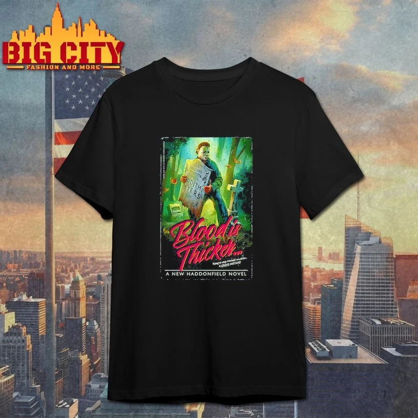 Michael Myers Fright Rags A Haddonfield Novel Blood Is Thicker Tour Shirt