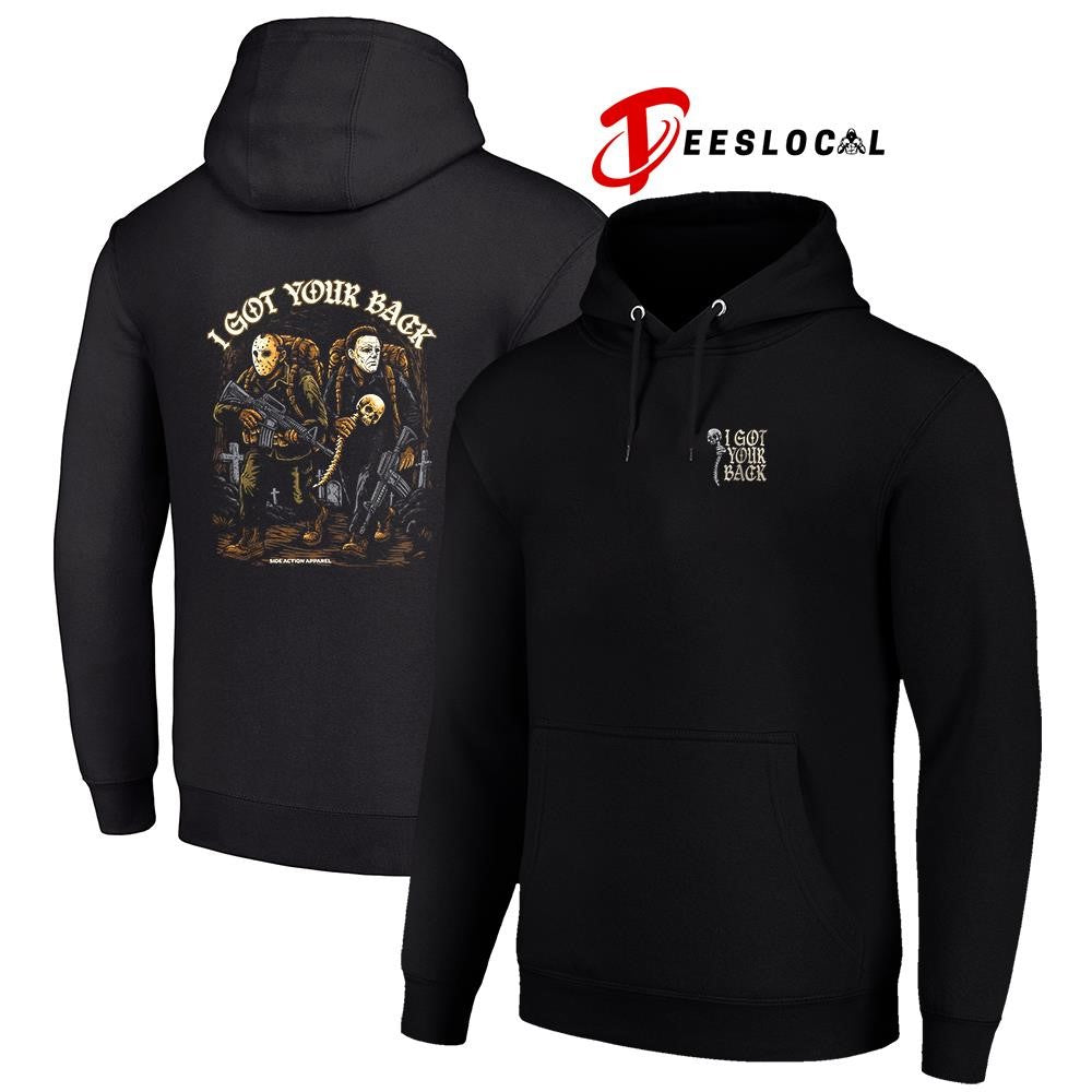 Michael Myers Jason Voorhees I got your back graphic shirt