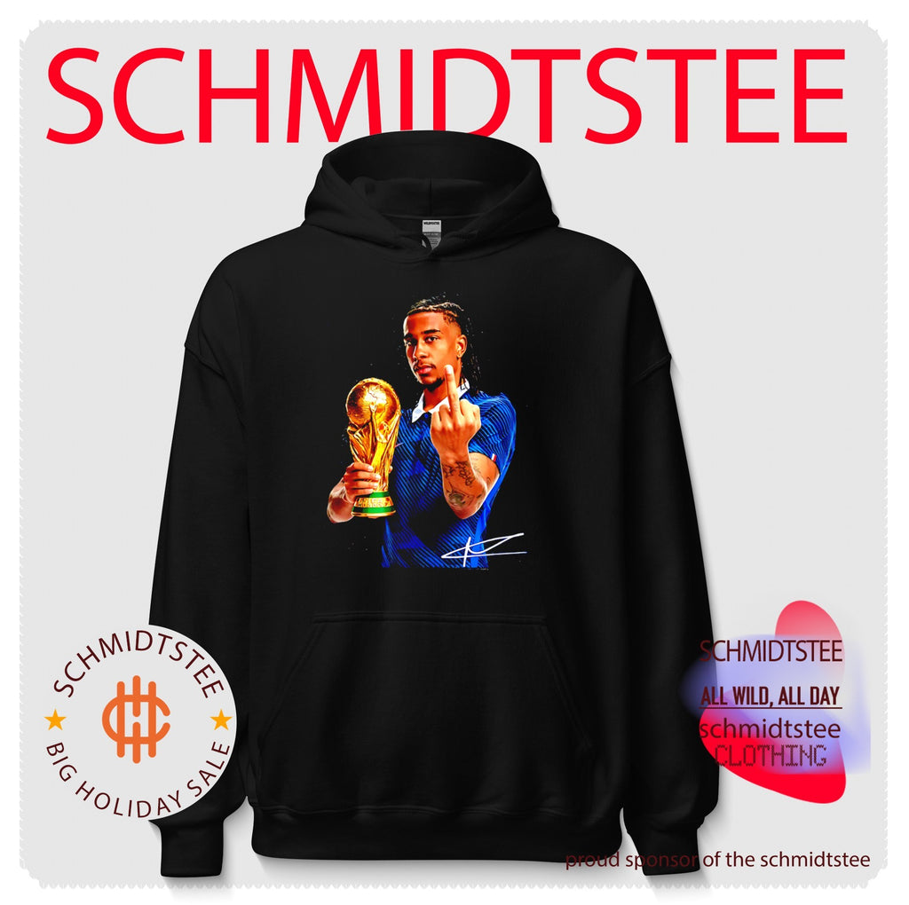 Michael Olise France National Team World Cup Champion middle finger signature shirt