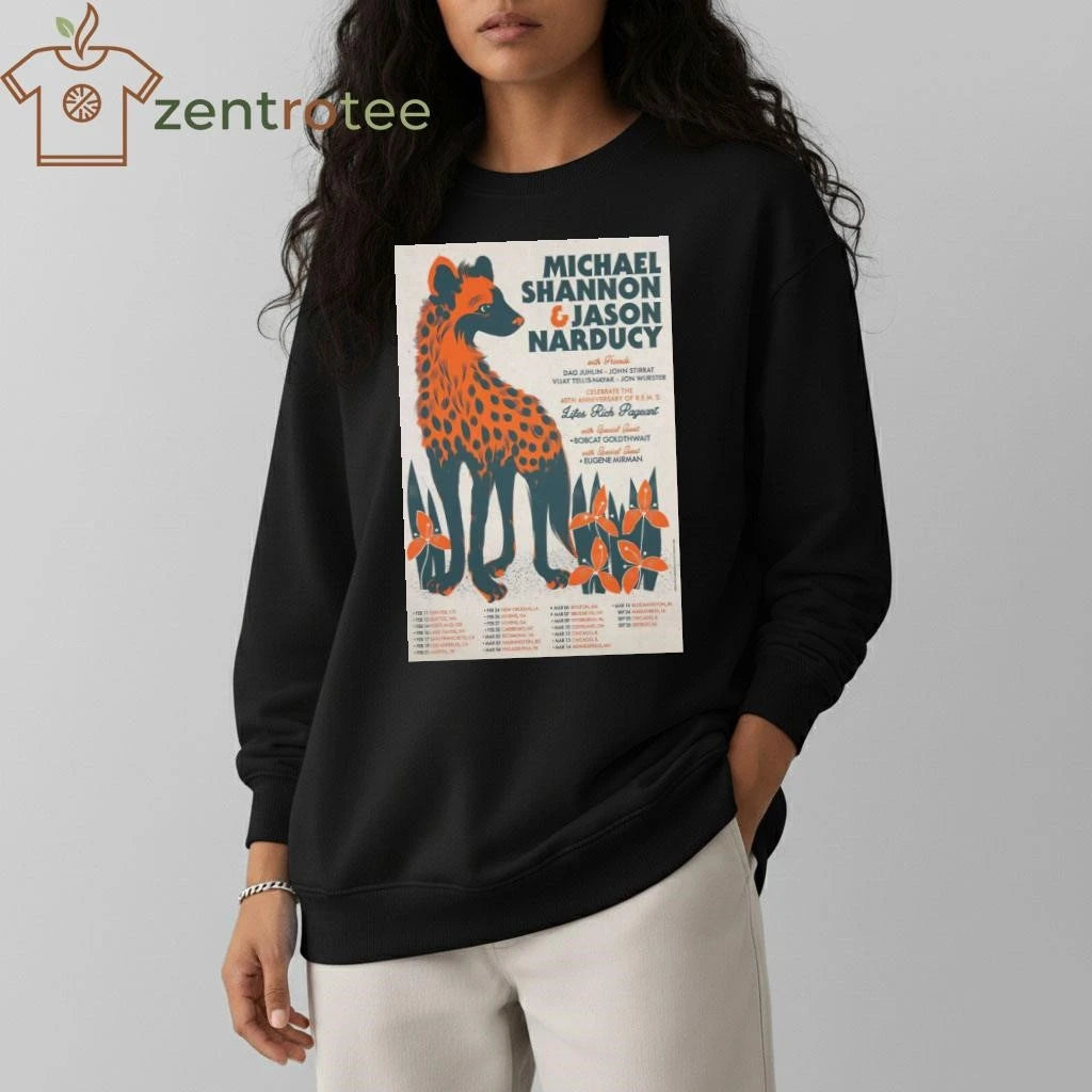 Michael Shannon, Jason Narducy and Friends Live Tour 2026 tee