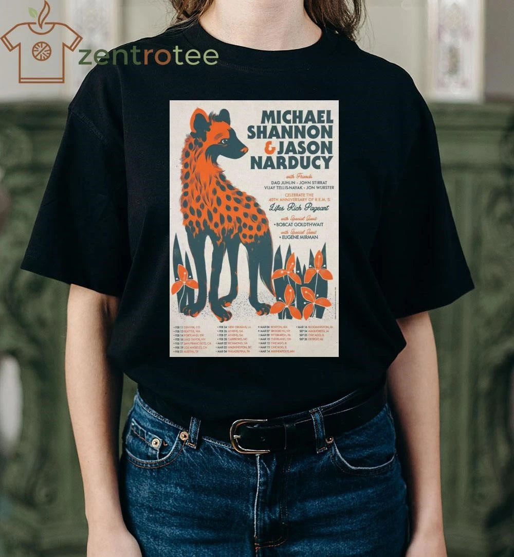 Michael Shannon, Jason Narducy and Friends Live Tour 2026 tee