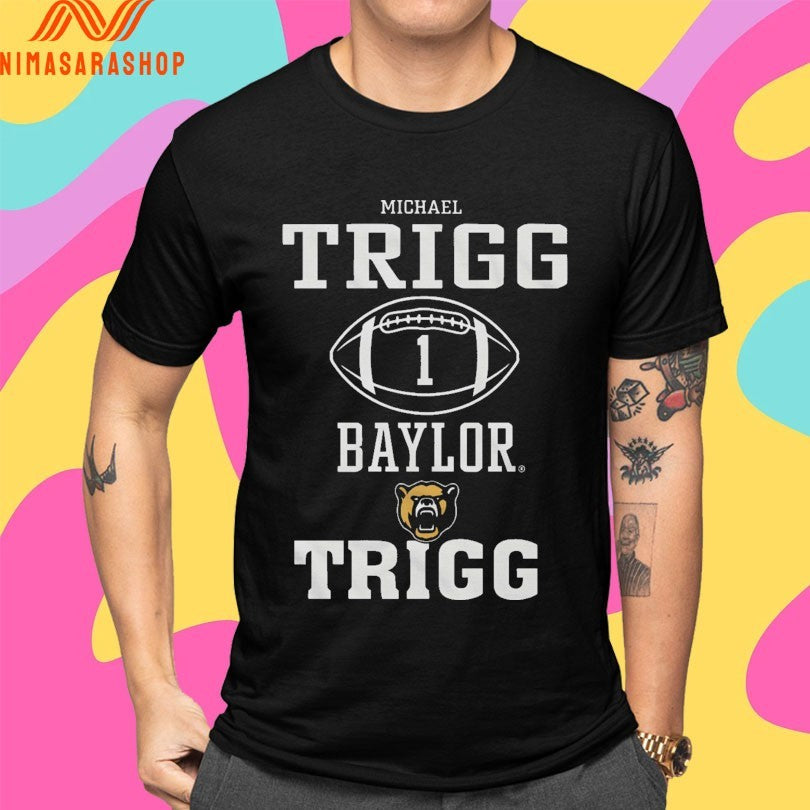 Michael Trigg Baylor Bears Trigg Football Shirts