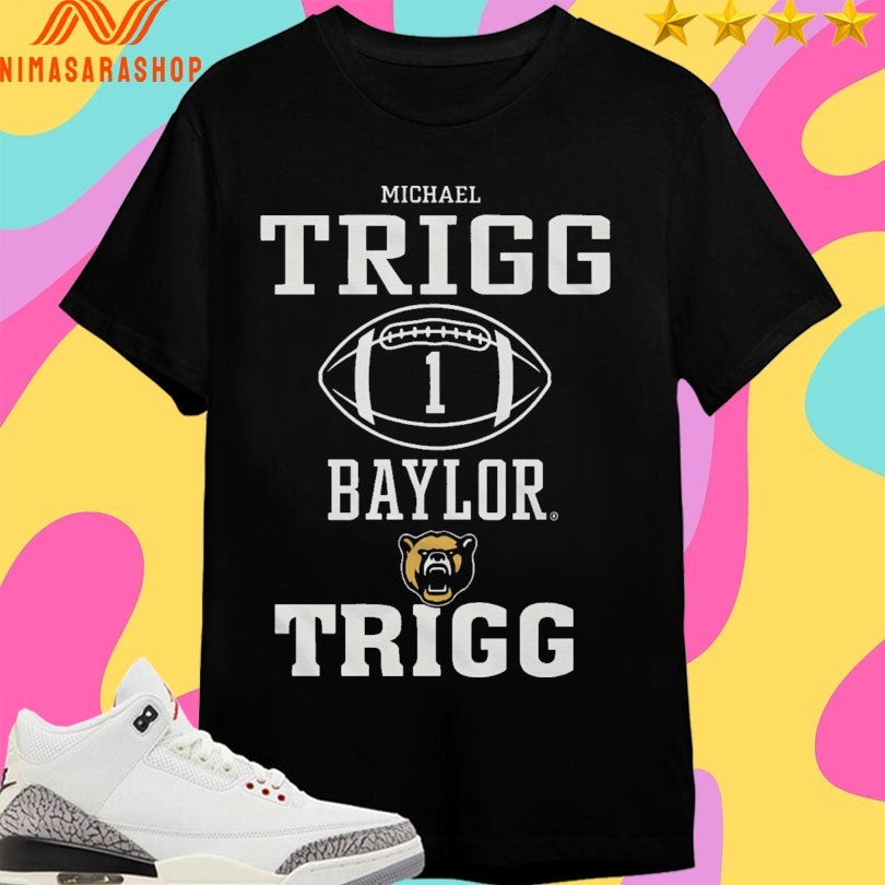 Michael Trigg Baylor Bears Trigg Football Shirts