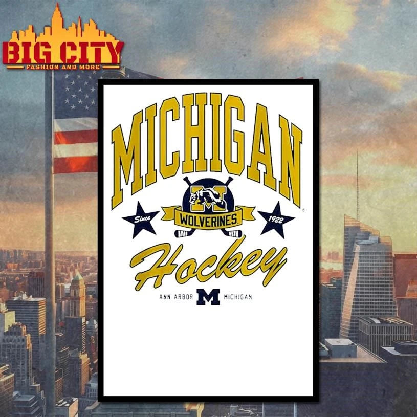 Michigan Hockey Heritage since 1922 logo Shirt