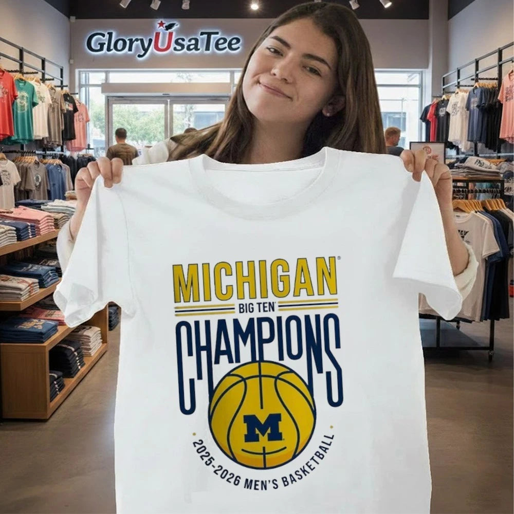 Michigan Men’s Basketball 2025-2026 Big Ten Regular Season Champions Shirt