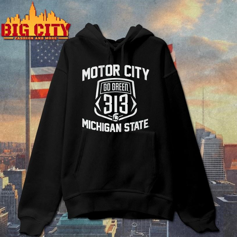 Michigan State Football Go Green 313 Shirt