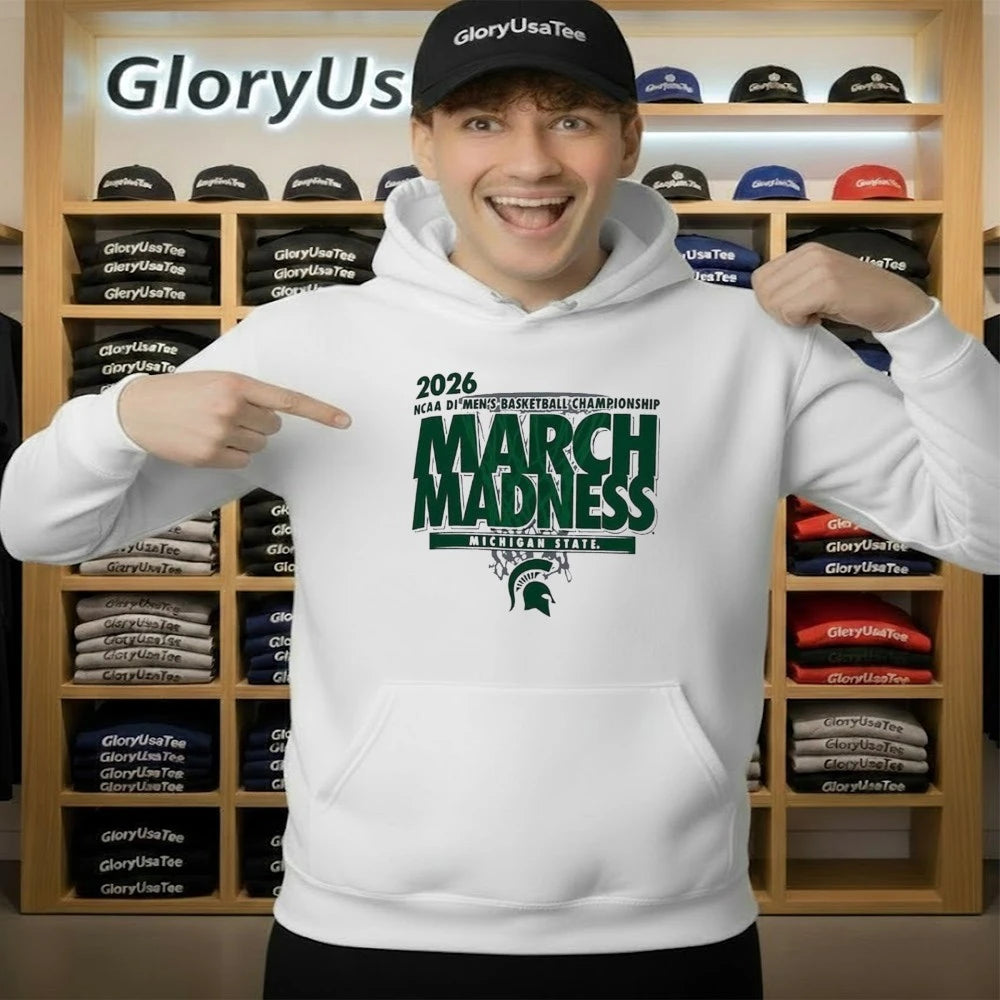 Michigan State March Madness Ncaa DI Men’s Basketball Championship 2026 Shirt