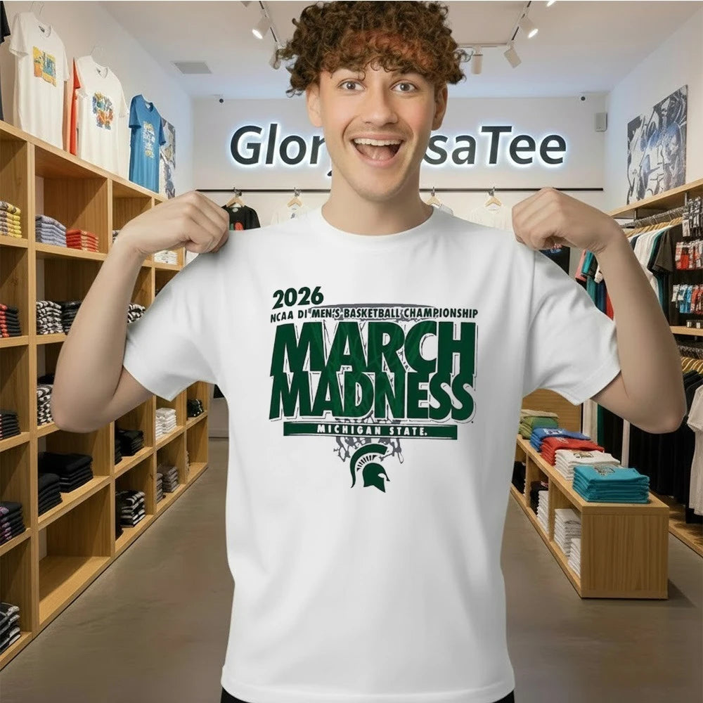 Michigan State March Madness Ncaa DI Men’s Basketball Championship 2026 Shirt