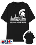 Michigan State Spartans 2026 players name skyline shirt