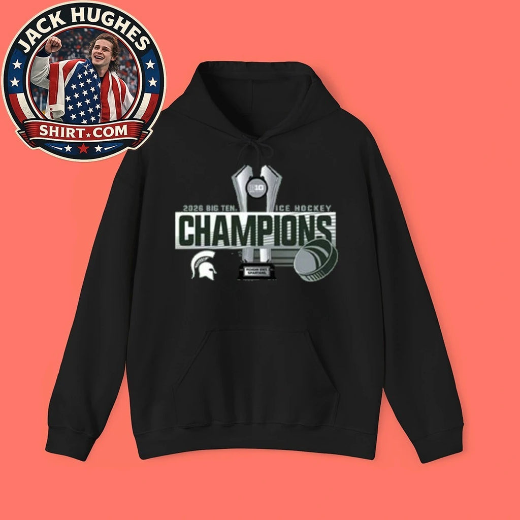 Michigan State Spartans Are Back-To-Back Big Ten Regular Season Champions 2026 Logo T-Shirt