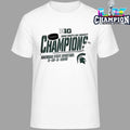 Michigan State Spartans Champions Big Ten 2026 Men’s Ice Hockey 3 In A Row Shirt