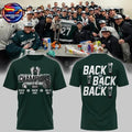Michigan State Spartans Hockey Big Ten Champions 2026 Two Sided Shirt