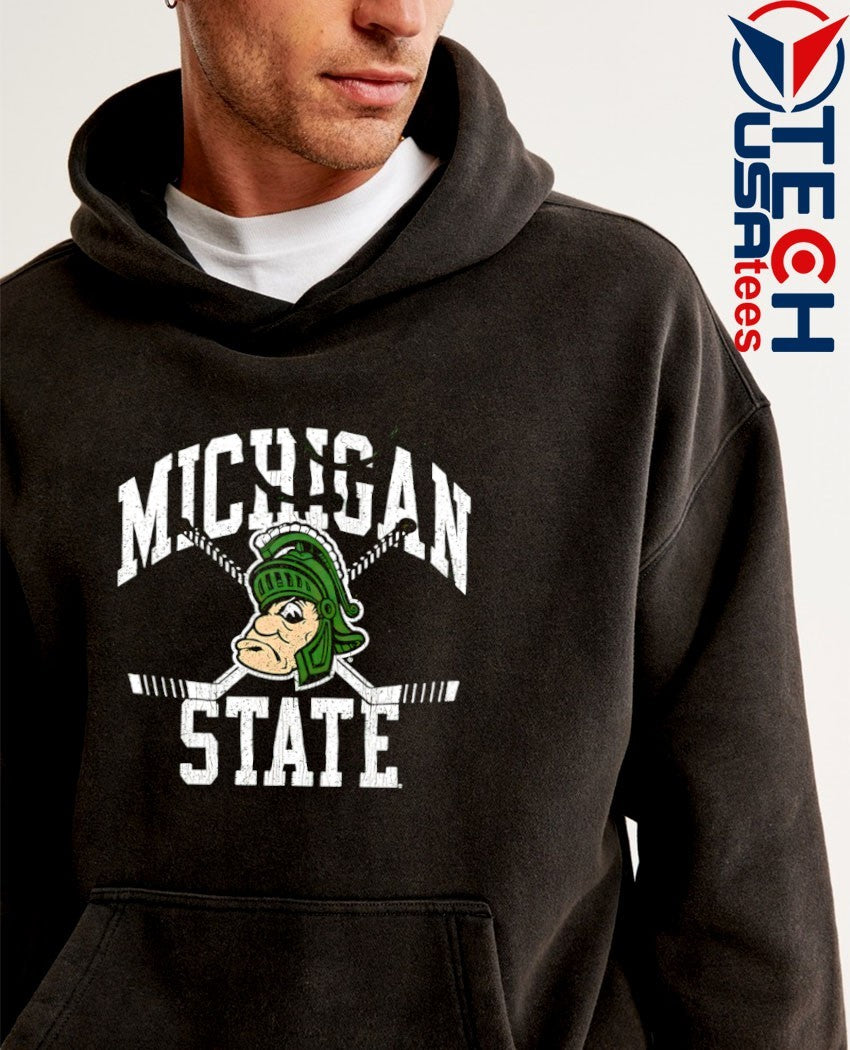 Michigan State Spartans Hockey vintage logo shirt
