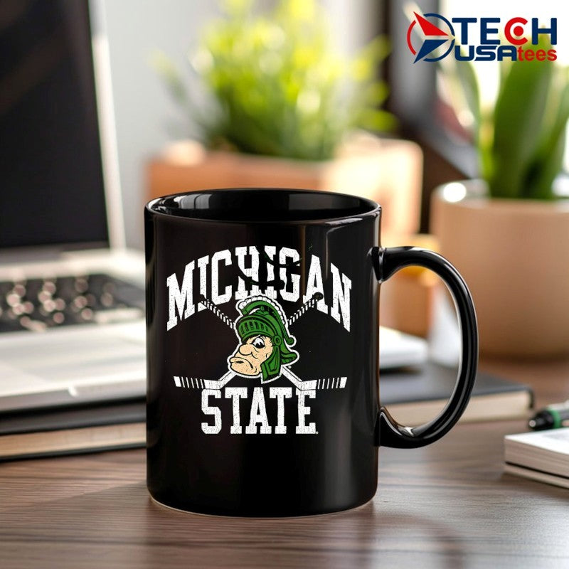 Michigan State Spartans Hockey vintage logo shirt