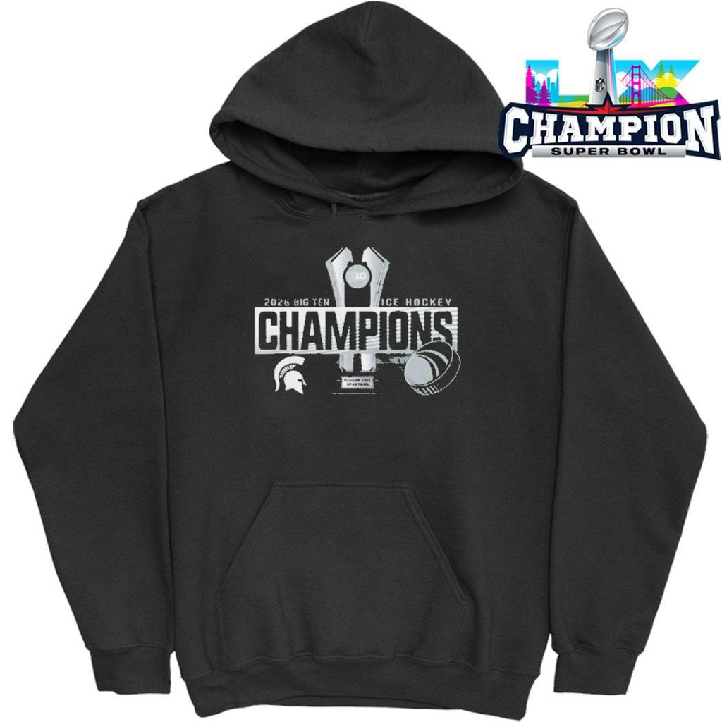 Michigan State Spartans Ice Hockey 2026 Big Ten Men’s Hockey Regular Season Champions Shirt
