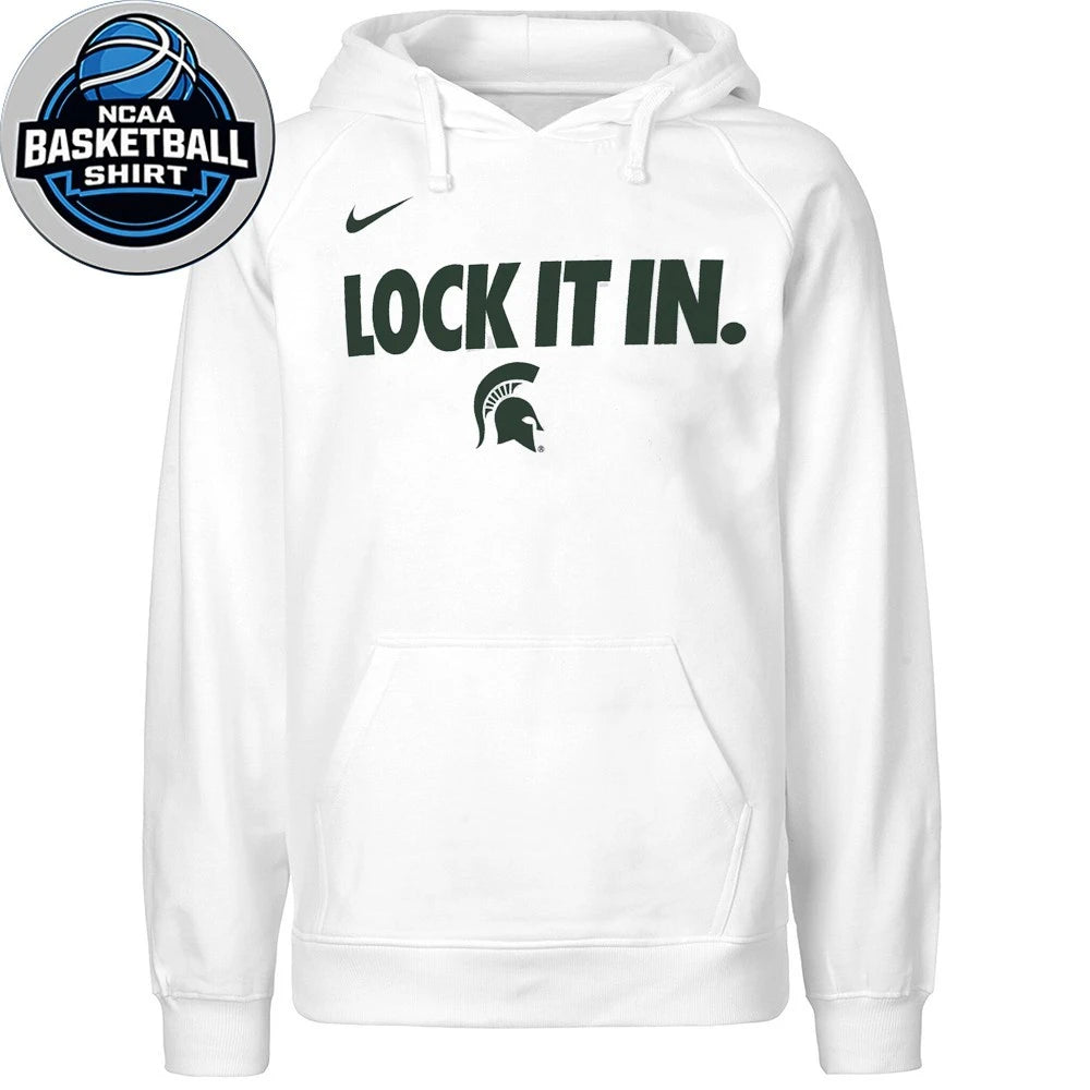 Michigan State Spartans Lock It In 2026 On-Court Bench Shirt