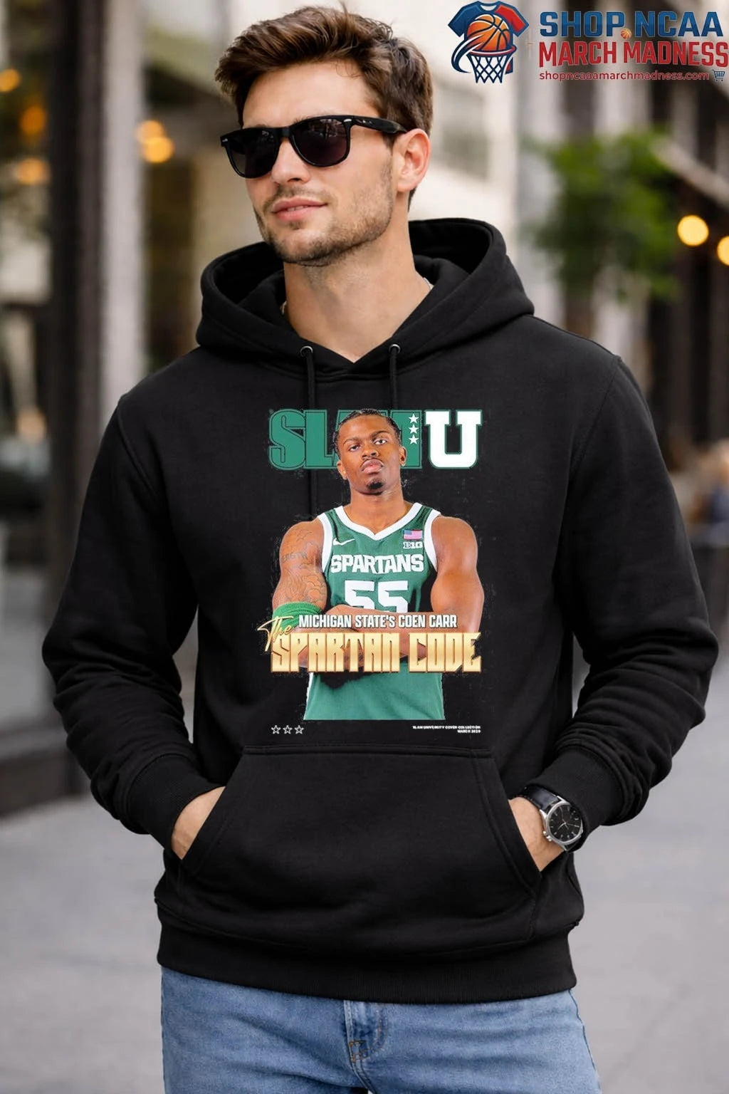 Michigan State’s Coen carr Spartan Code T-shirt