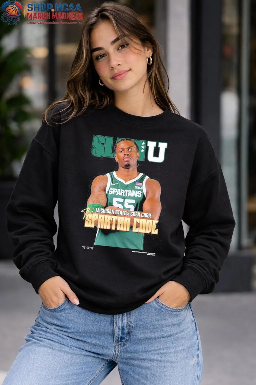 Michigan State’s Coen carr Spartan Code T-shirt