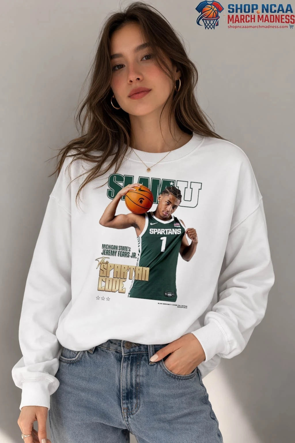 Michigan State’s Jeremy Fears Jr.The Spartan Code Shirt