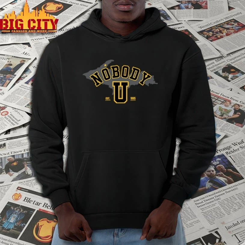 Michigan Tech Basketball Nobody U shirt