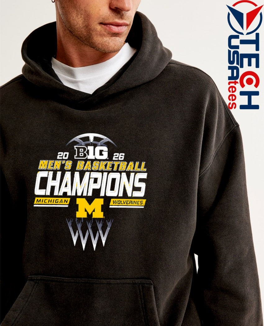Michigan Wolverines 2026 Big Ten Men’s Basketball Regular Season Champions shirt