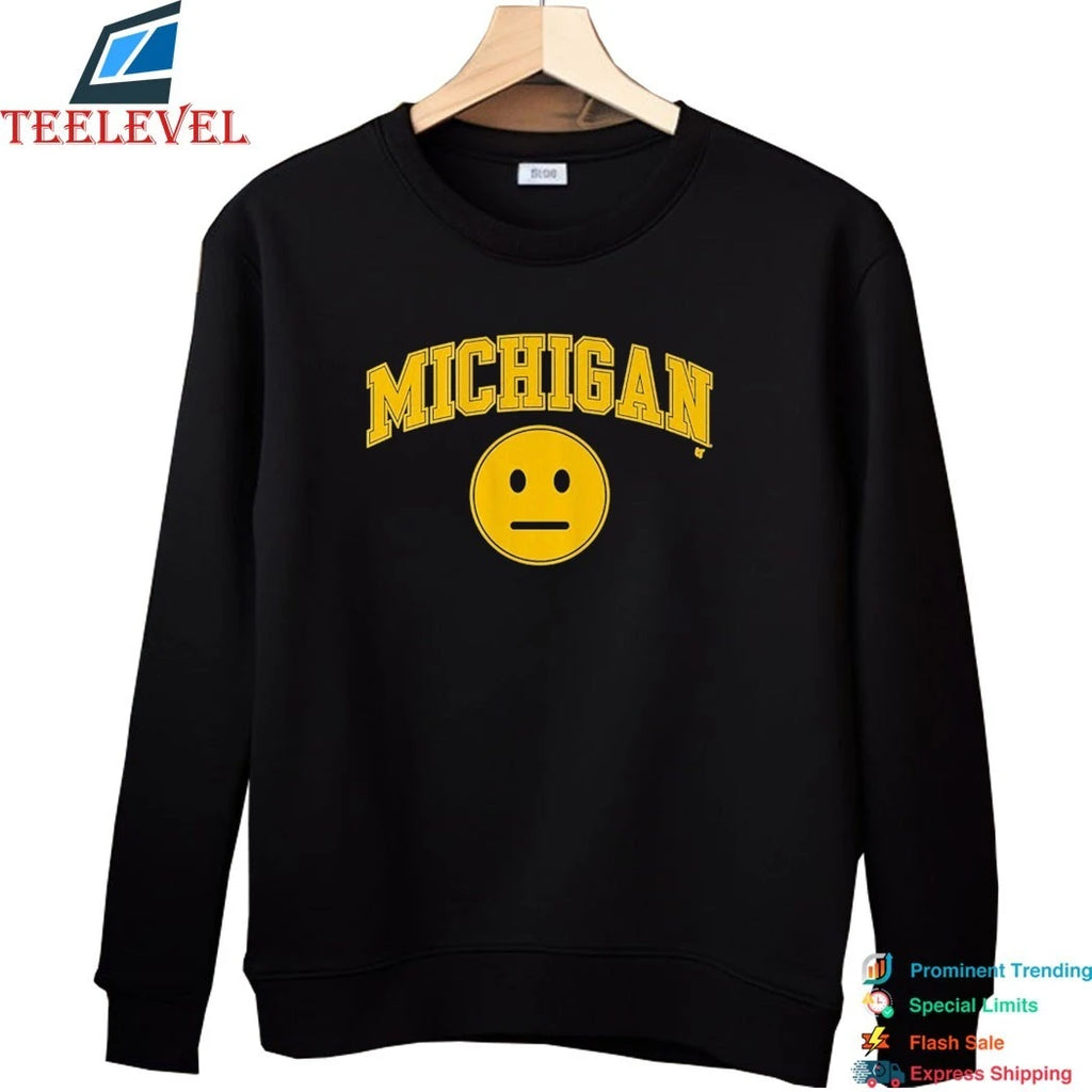 Michigan Wolverines Basketball Blank Expression Shirts