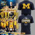 Michigan Wolverines Champions Big Ten Men’s Basketball Shirt