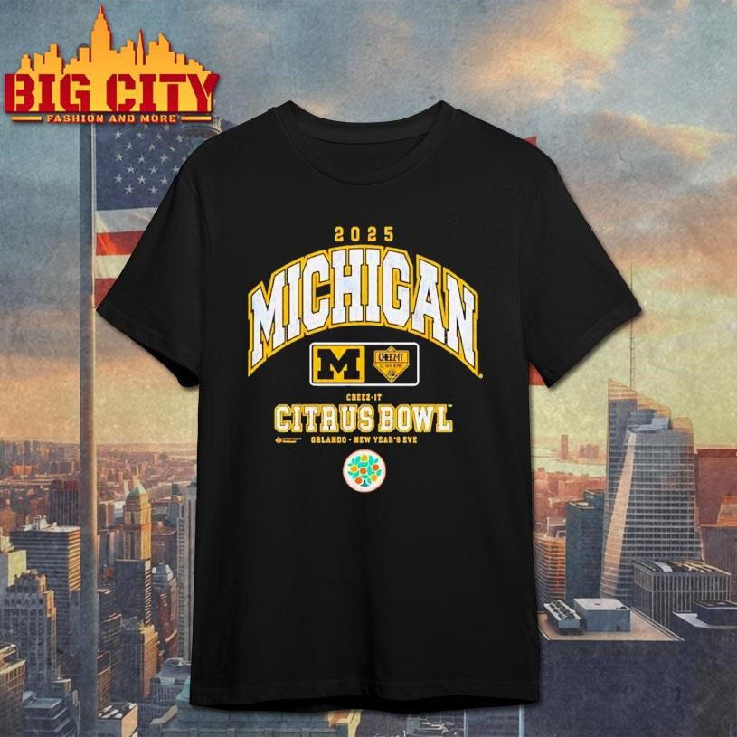 Michigan Wolverines Cheez-It Citrus Bowl 2025 Shirt