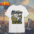 Michigan Wolverines College Gameday 2025 Mascot Go Blue Shirt