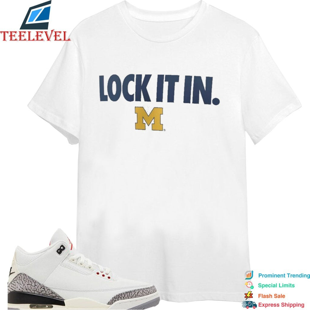 Michigan Wolverines Lock It In  T-Shirts