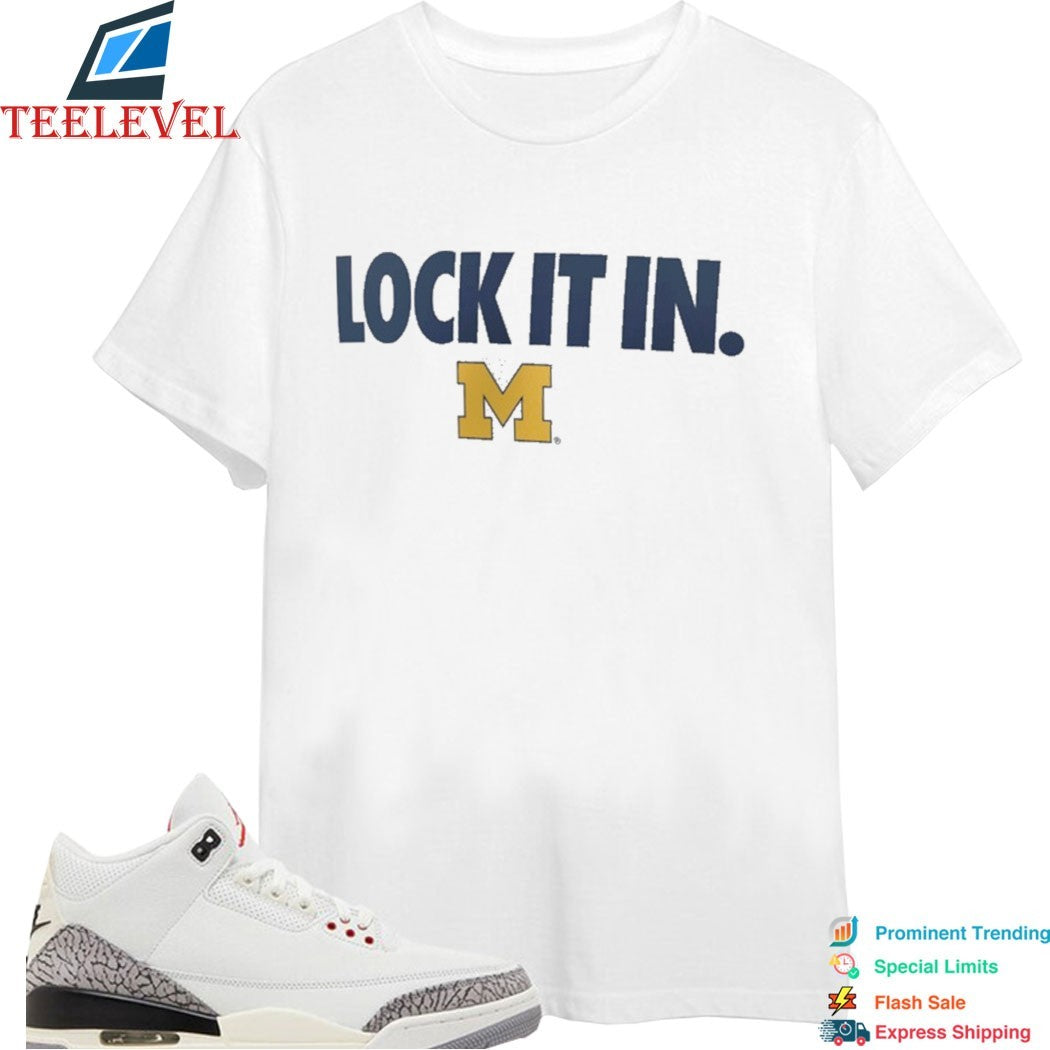 Michigan Wolverines Lock It In  T-Shirts