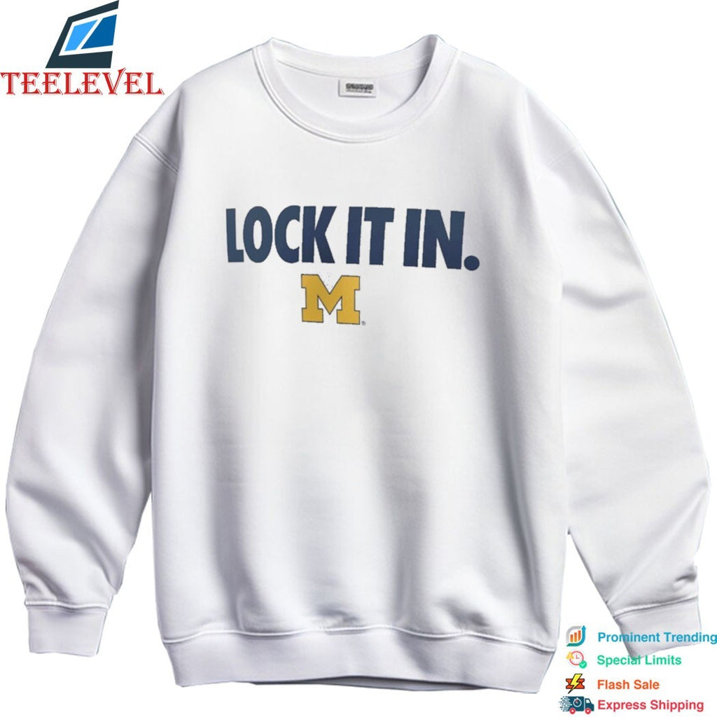 Michigan Wolverines Lock It In  T-Shirts