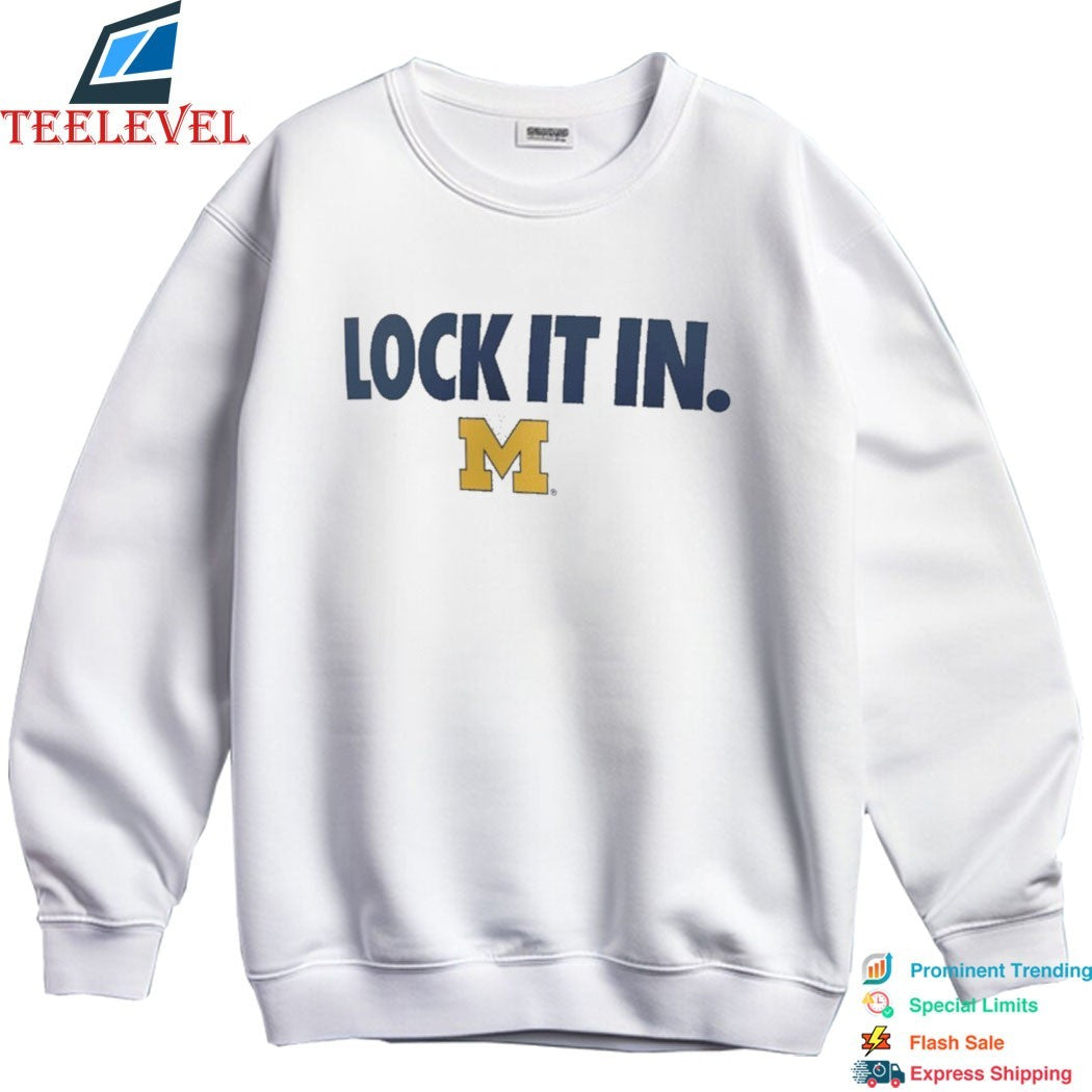 Michigan Wolverines Lock It In  T-Shirts