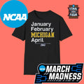 Michigan Wolverines MBB and WBB 2026 NCAA Men’s Basketball Championship March Madness Month Logo Shirt