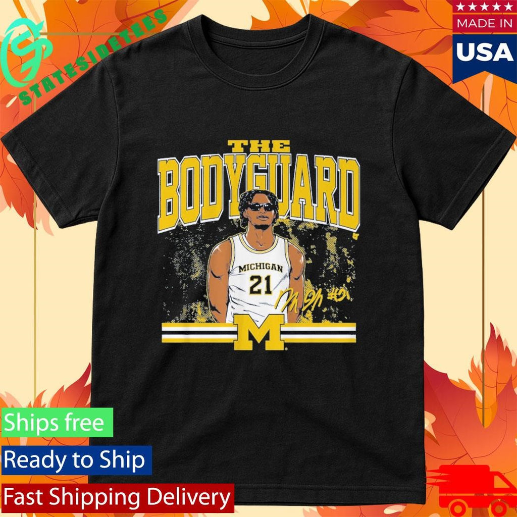 Michigan Wolverines Morez Johnson Jr The Bodyguard Shirt