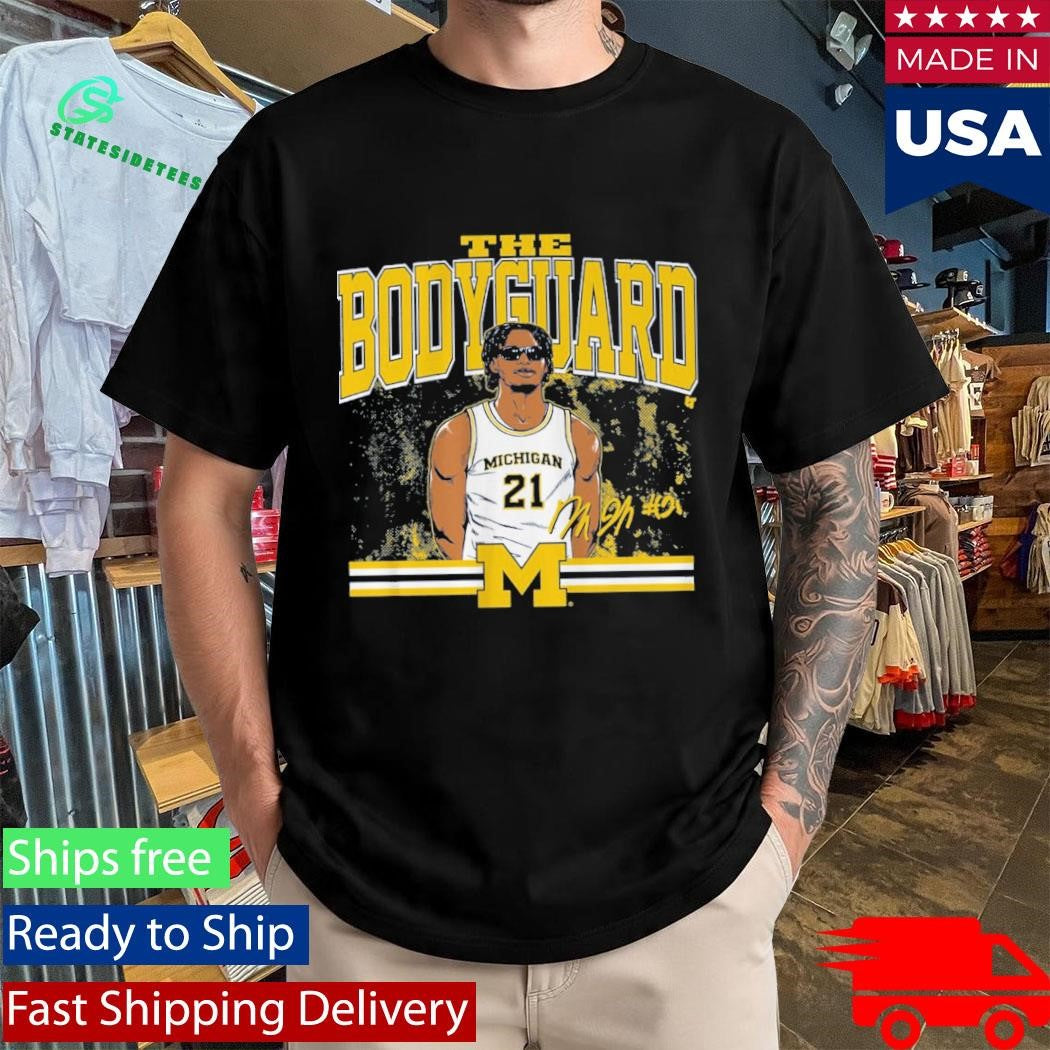 Michigan Wolverines Morez Johnson Jr The Bodyguard Shirt