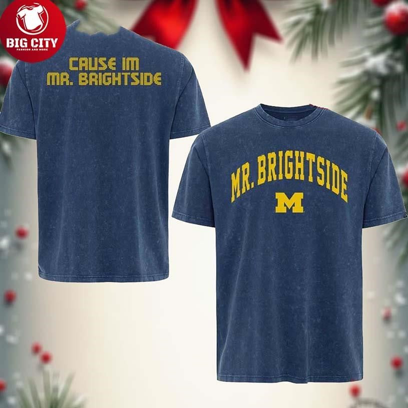Michigan Wolverines Mr Brightside Angus Two Sided Shirt