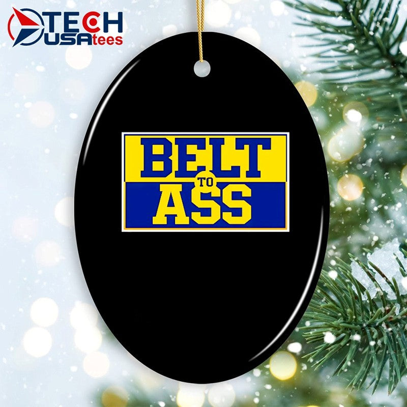Michigan Wolverines belt to ass shirt