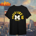 Michigan Wolverines men’s basketball Feels Like ’89 logo retro Shirt