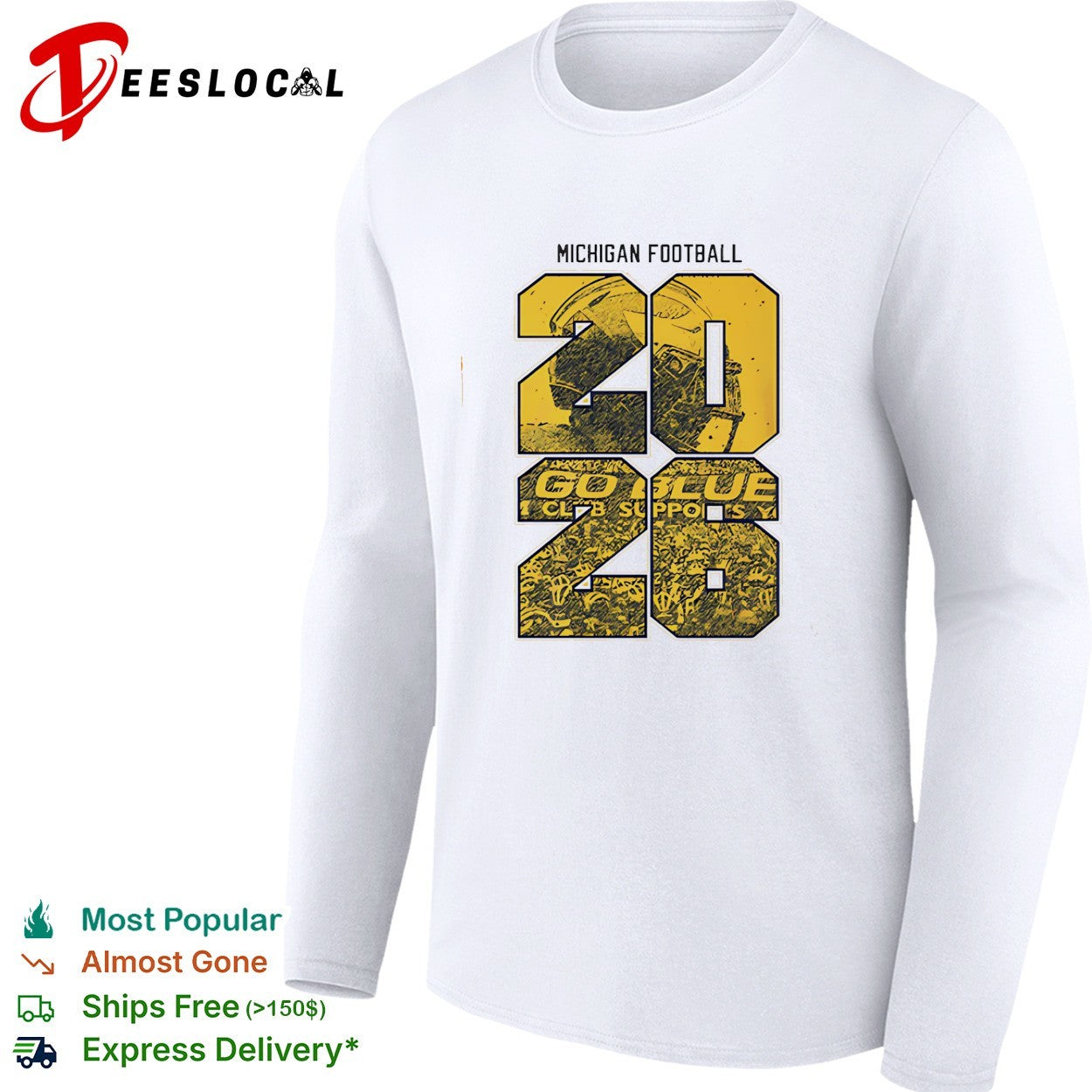 Michigan football 2025 go blue shirt